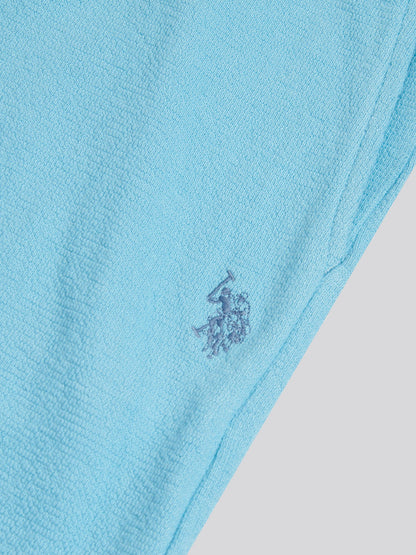 Mens Terry Sweat Shorts Air Blue