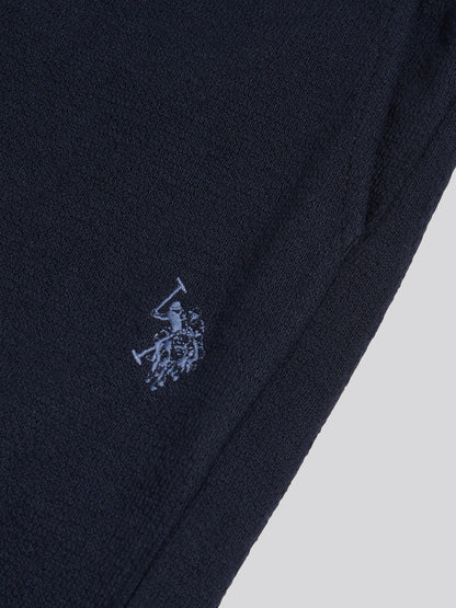 Mens Terry Sweat Shorts Dark Sapphire Navy / Moonlight Blue DHM