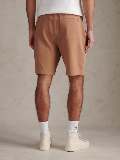 Mens Twill Texture Jersey Short Burro