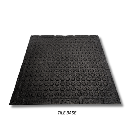 20mm Onyx EPDM Rubber Gym Tiles