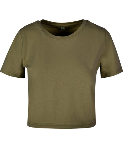 Organic Stretch Cropped T-shirt: Womens
