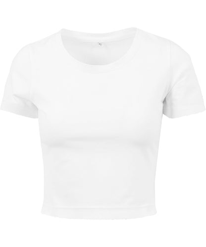 Organic Stretch Cropped T-shirt: Womens