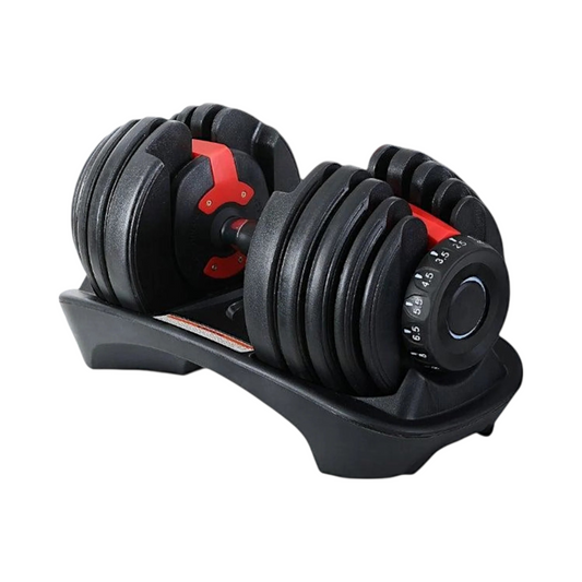 Adjustable Dumbbell 2.5–24kg | 15-in-1 Quick-Dial (Single)