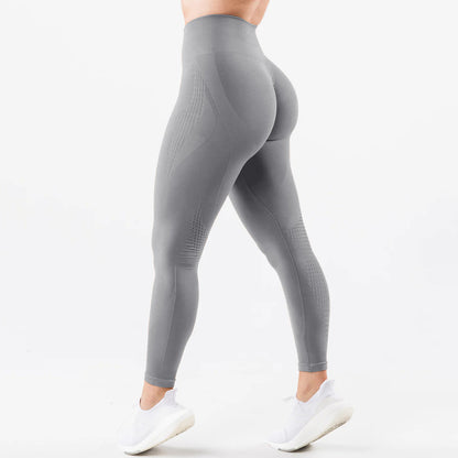 Women's Seamless Jacquard Tight Gym Leggings