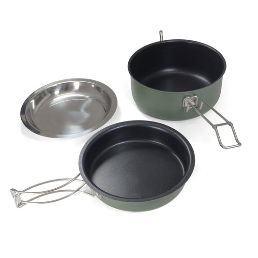 Origin Outdoors Snap-Pack Aluminium Cooking Set