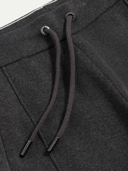 Milano Knit Jogger in Charcoal Grey