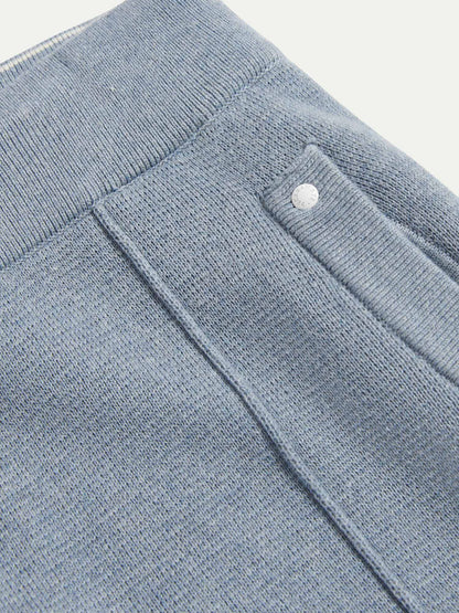 Milano Knit Jogger in Blue Blizzard