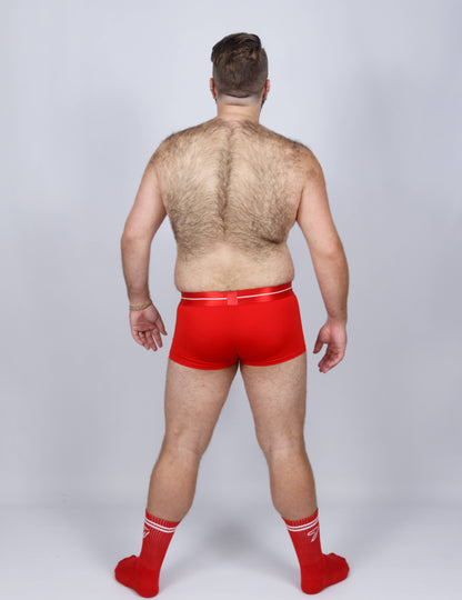 Club Seven Men's Limited Edition Trunks – Red