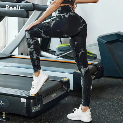 Peeli Scrunch Butt Gym Leggings for Women High Waist