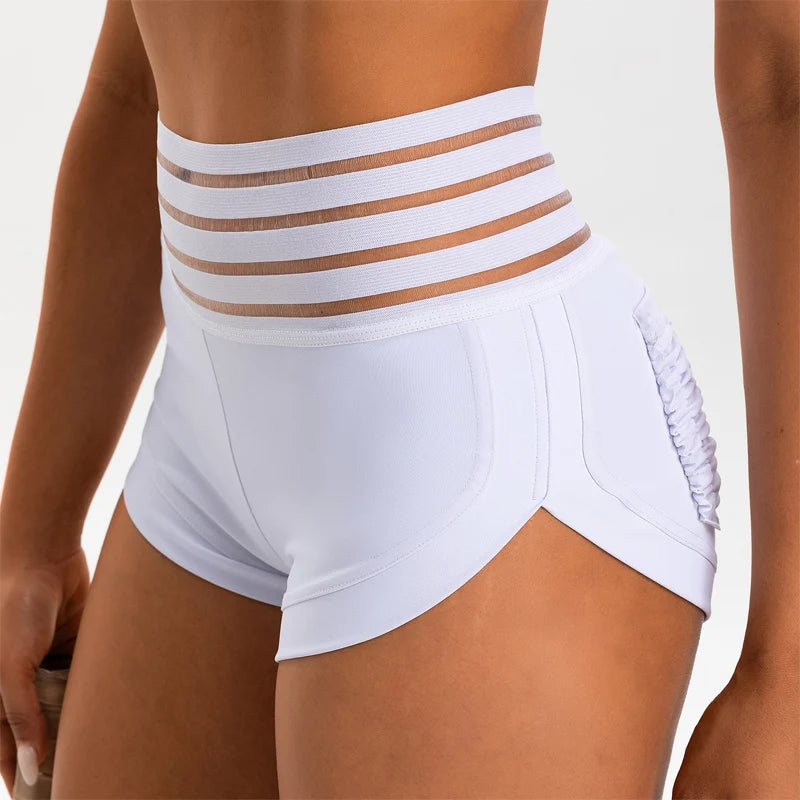 Women's Booty Yoga Shorts - High Waist Butt Lift