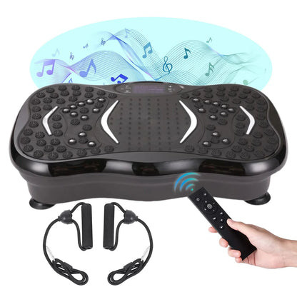 Vibrating Fat Shake,3D Vibration Plate Exercise Machine Power Fit Vibration Plate Crazy Fit Massage for Whole Body Slimming