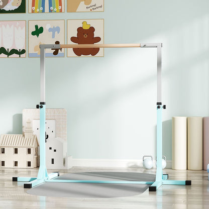 HOMCOM Adjustable Kids Gymnastics Bar Horizontal Training Steel