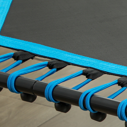 SPORTNOW 45" Fitness Trampoline with Adjustable Handle, LED Lights