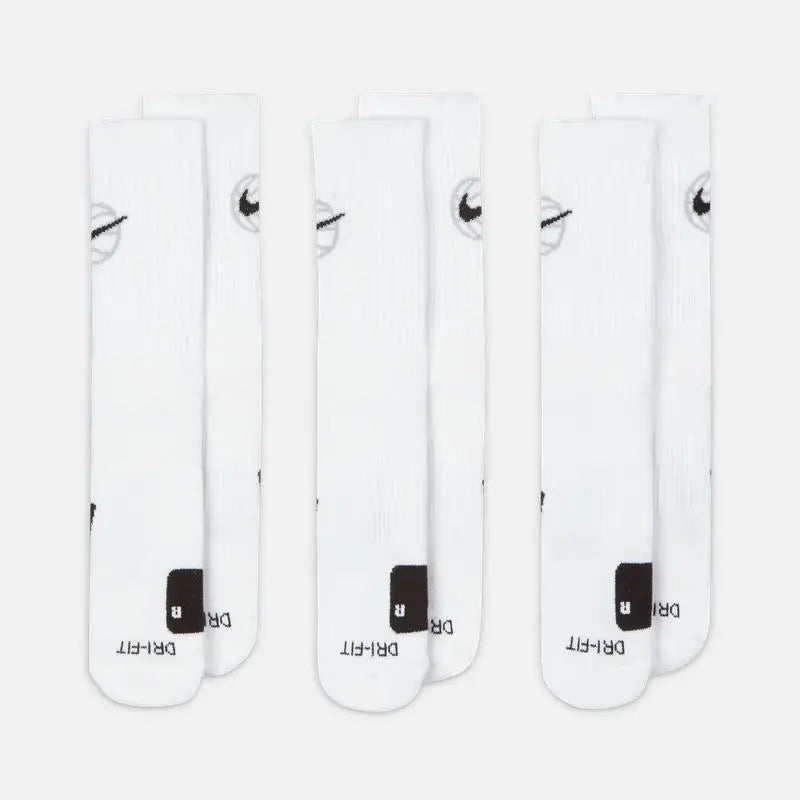 Nike Everyday Crew Basketball Socks - 3 Pairs