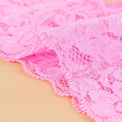 Women's Floral Lace Low-Rise Thongs – 3-Pack