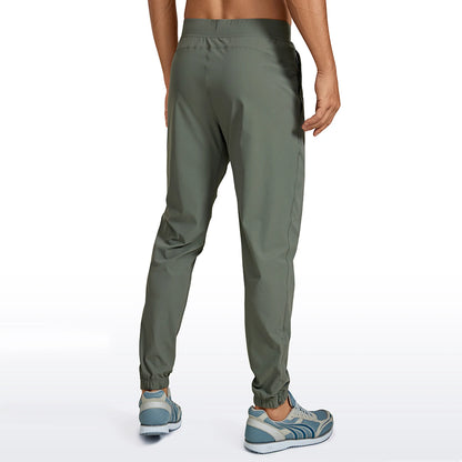 Men's Lightweight Joggers Pants - 29" Quick Dry Workout Track Running Gym Athletic Pants with Zipper Pockets