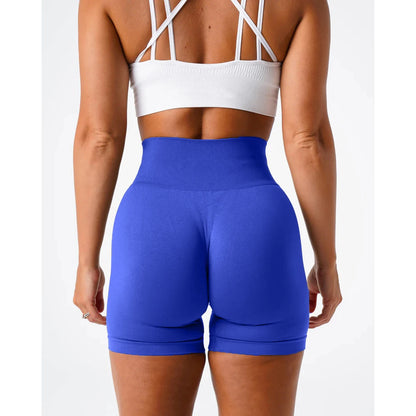 TKITK Solid Seamless Gym Shorts