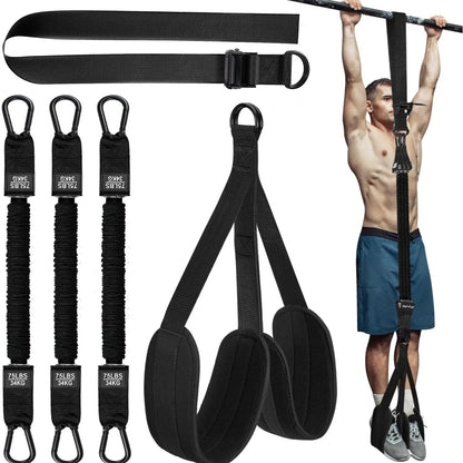 Pull Up Assistance Bands Set Resistance Strap for Pull-ups Assist for Men Women Hanging Training Chin-up Workout Body Stretching.