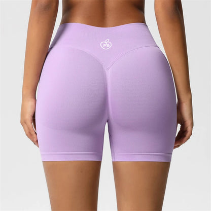 Women’s Seamless Bum-Lift Sports Shorts – High-Waist Training Fit