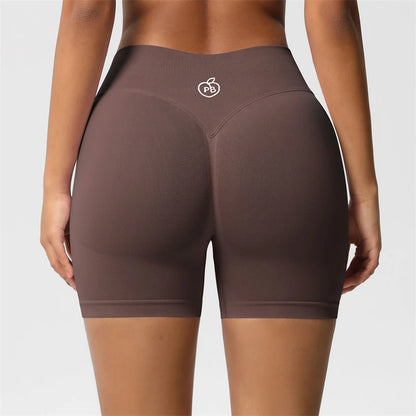 Women’s Seamless Bum-Lift Sports Shorts – High-Waist Training Fit
