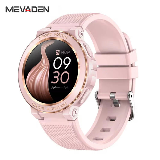 MEVADEN Sport Smart Watch Women Bluetooth Call Smartwatch IP68 Waterproof Fitness Tracker Health Monitoring for IOS Android MK60