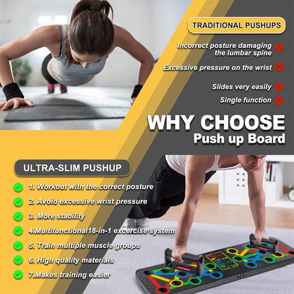 At Home Fitness Push Up Board