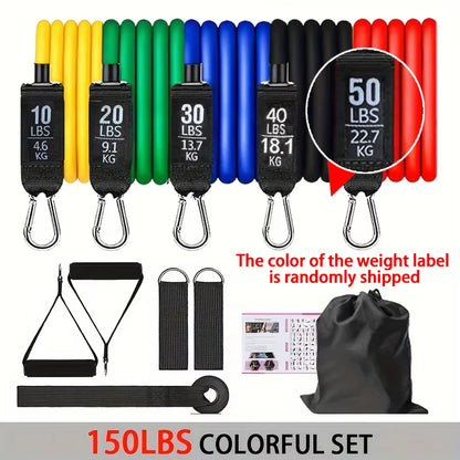 Resistance Band Workout Kit (11-Piece Set).