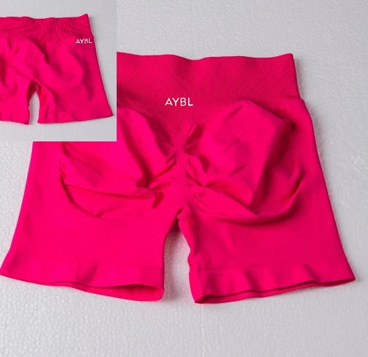 Summer Spice Yoga Shorts – High Quality Hip-Lift Fitness & Pilates Shorts