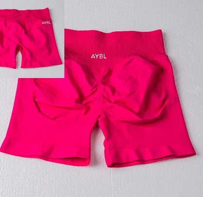 Summer Spice Yoga Shorts – High Quality Hip-Lift Fitness & Pilates Shorts