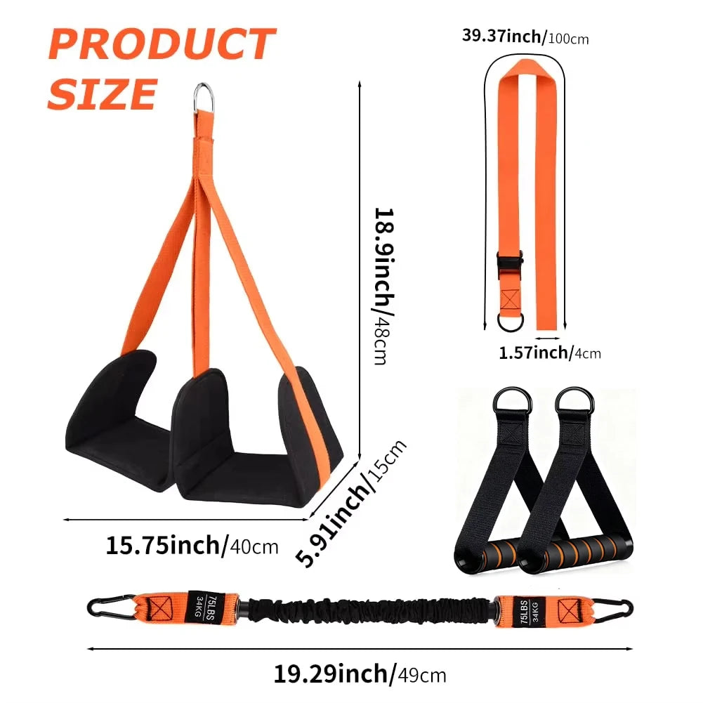 Pull Up Assistance Bands Set Resistance Strap for Pull-ups Assist for Men Women Hanging Training Chin-up Workout Body Stretching.