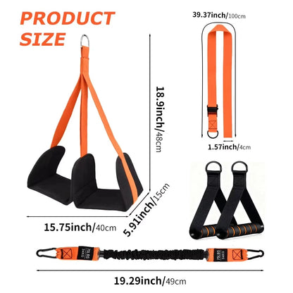 Pull Up Assistance Bands Set Resistance Strap for Pull-ups Assist for Men Women Hanging Training Chin-up Workout Body Stretching.