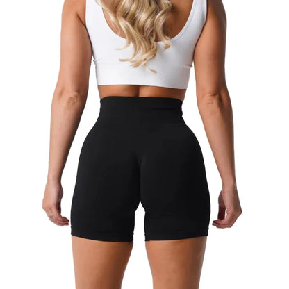 TKITK Solid Seamless Gym Shorts