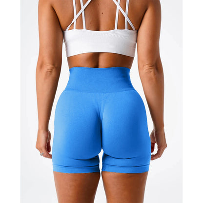 TKITK Solid Seamless Gym Shorts