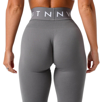 Seamless Scrunch Leggings for Women - High Waisted Butt Lifting Athletic Leggings