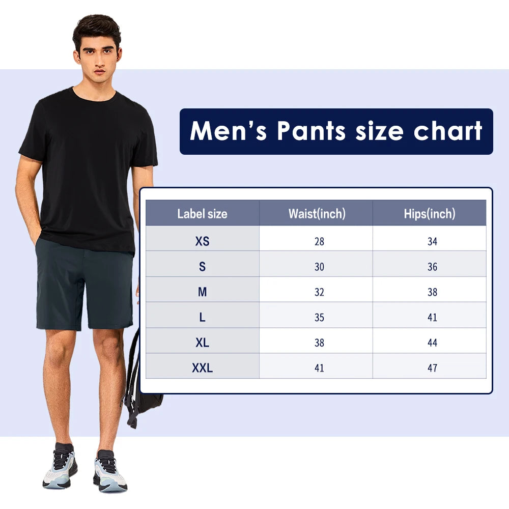 Men's Lightweight Joggers Pants - 29" Quick Dry Workout Track Running Gym Athletic Pants with Zipper Pockets