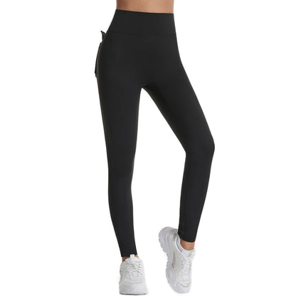 High-Waisted Cargo Leggings with Pockets - Women’s Butt-Lifting Yoga Workout Pants