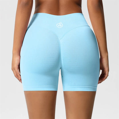 Women’s Seamless Bum-Lift Sports Shorts – High-Waist Training Fit