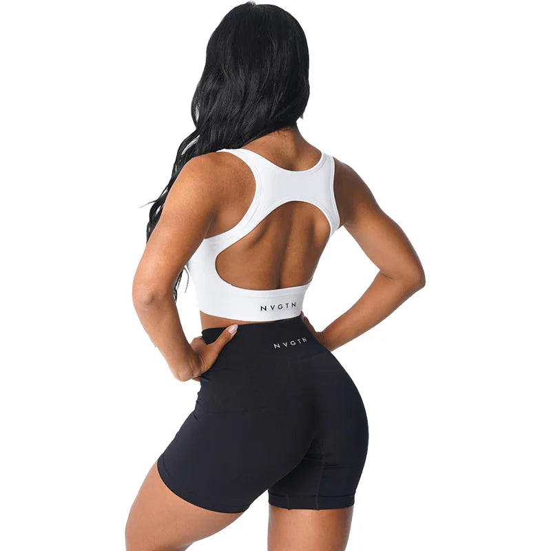 Eclipse Seamless Sports Bra - Breathable Fitness Top