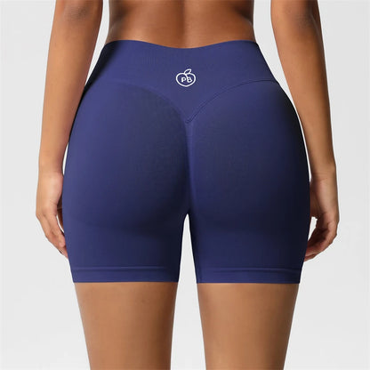 Women’s Seamless Bum-Lift Sports Shorts – High-Waist Training Fit