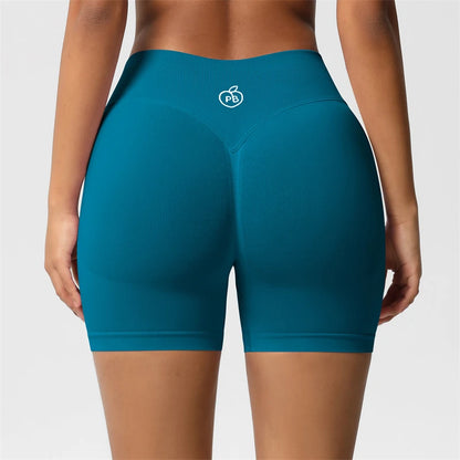 Women’s Seamless Bum-Lift Sports Shorts – High-Waist Training Fit