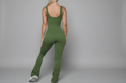 Phia WaveTrim Ribbed Jumpsuit