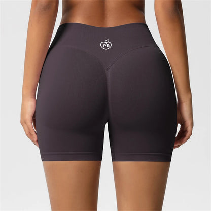 Women’s Seamless Bum-Lift Sports Shorts – High-Waist Training Fit