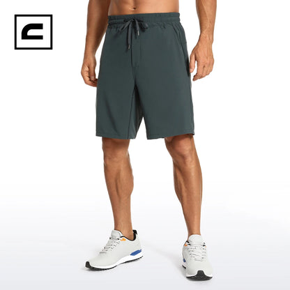 Men's 2 in 1 Running Shorts with Liner - 9'' Quick Dry Workout Sports Athletic Shorts with Pockets