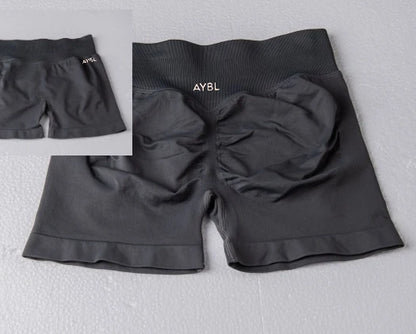 Summer Spice Yoga Shorts – High Quality Hip-Lift Fitness & Pilates Shorts