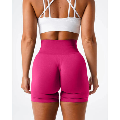 TKITK Solid Seamless Gym Shorts