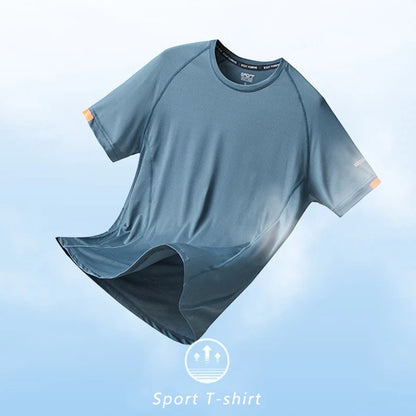 Quick Dry Men's Running T-Shirt - Fitness Gym Training & Breathable Sports Top