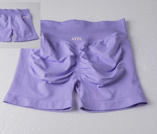 Summer Spice Yoga Shorts – High Quality Hip-Lift Fitness & Pilates Shorts