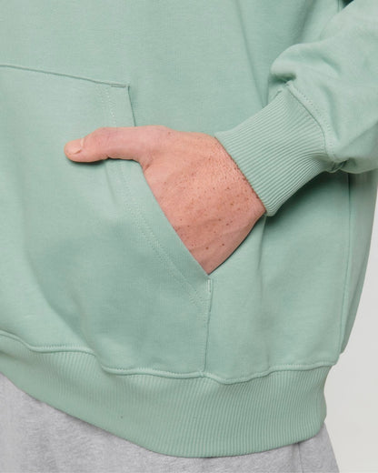 Organic Boxy Heavy Hooded Sweatshirt: Unisex