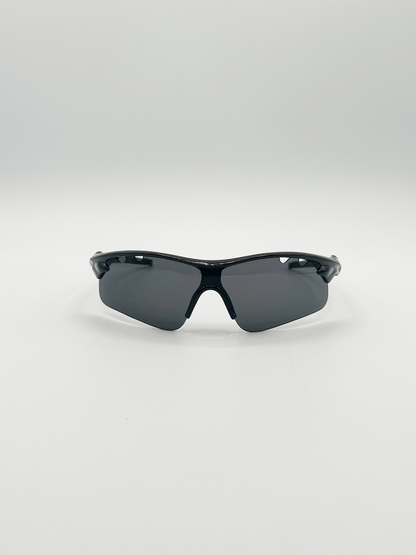 Outdoor Sunglasses in Black with Hard Case