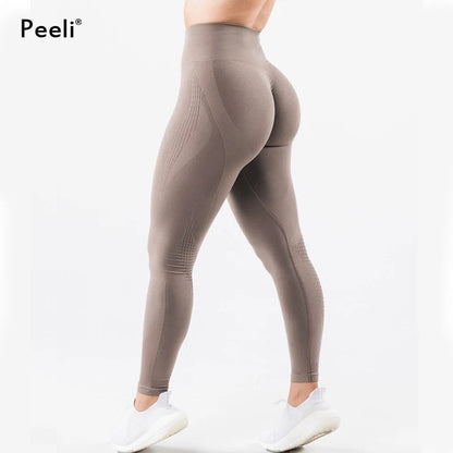 Amplify Contour Leggings for Women - Scrunch Butt Seamless High Waist Gym Leggings